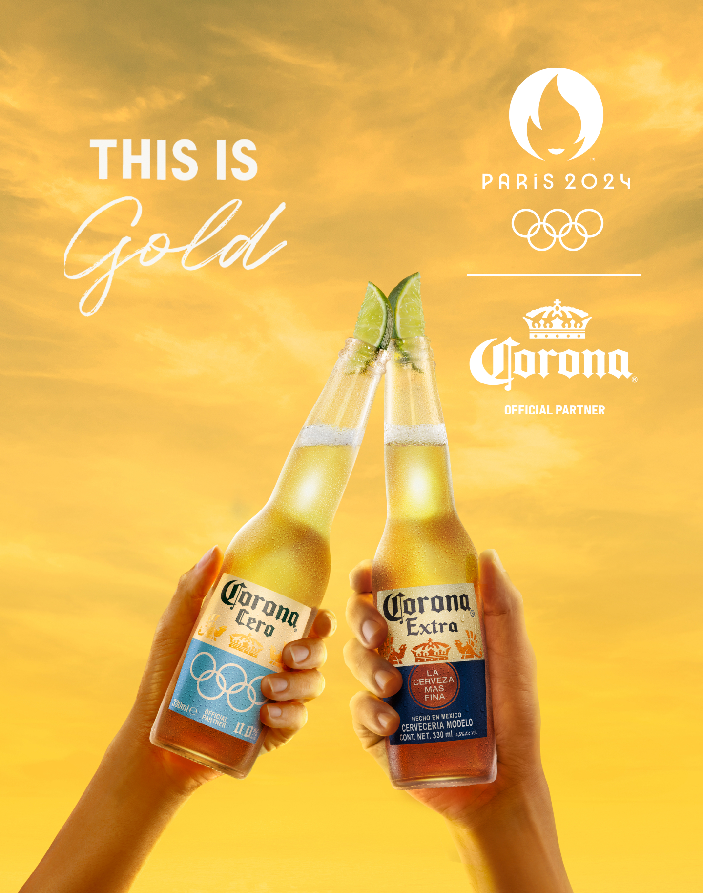 Corona cheers