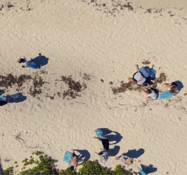 People on the beach